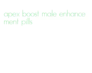 apex boost male enhancement pills